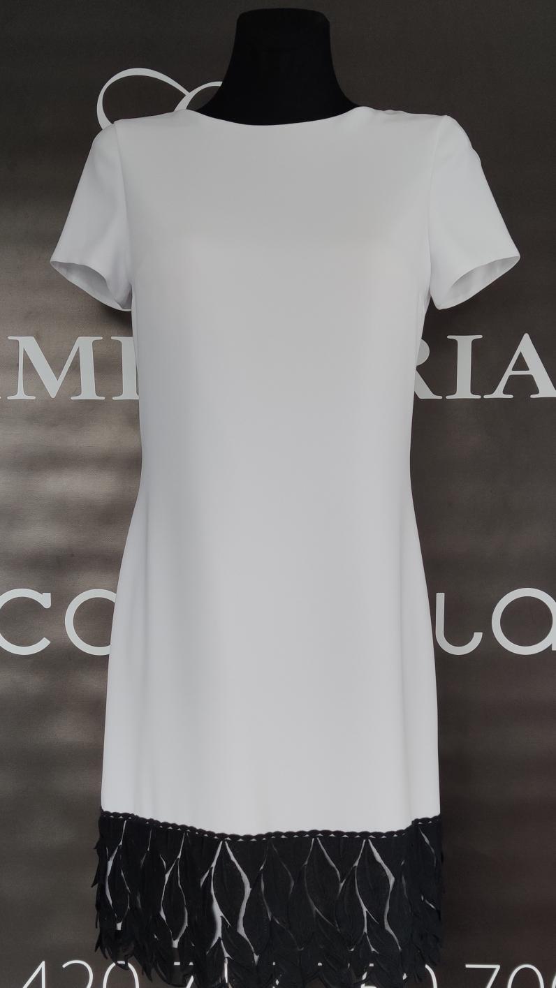 Šaty bílo-černé EM