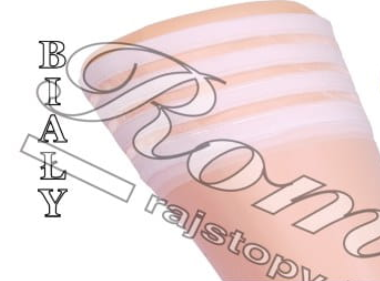 Samodržící bílé punčochy pásky