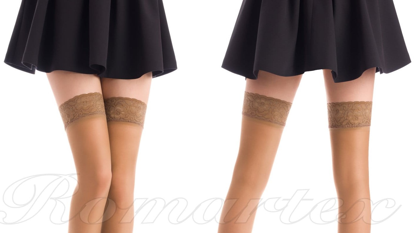 Samodržící punčochy ALBA tělové