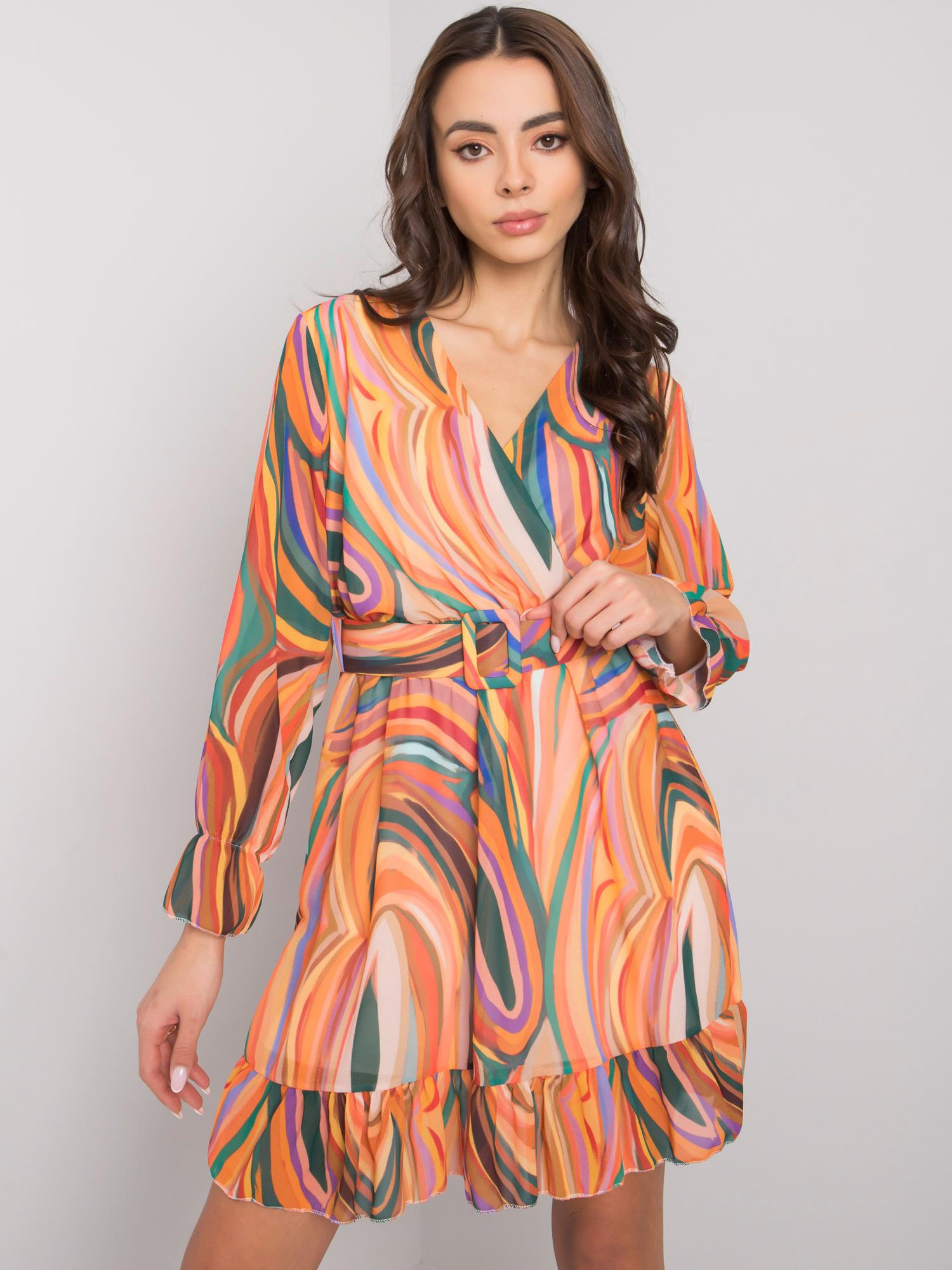 Šaty Pomeranč one size