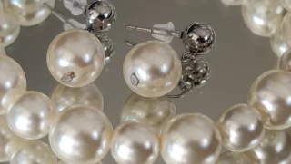 Náušnice perla puzeta