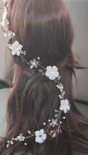 Ozdoba do vlasů s kvítky 04